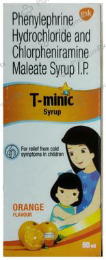 T Minic 2/5mg Syrup Orange 60ml