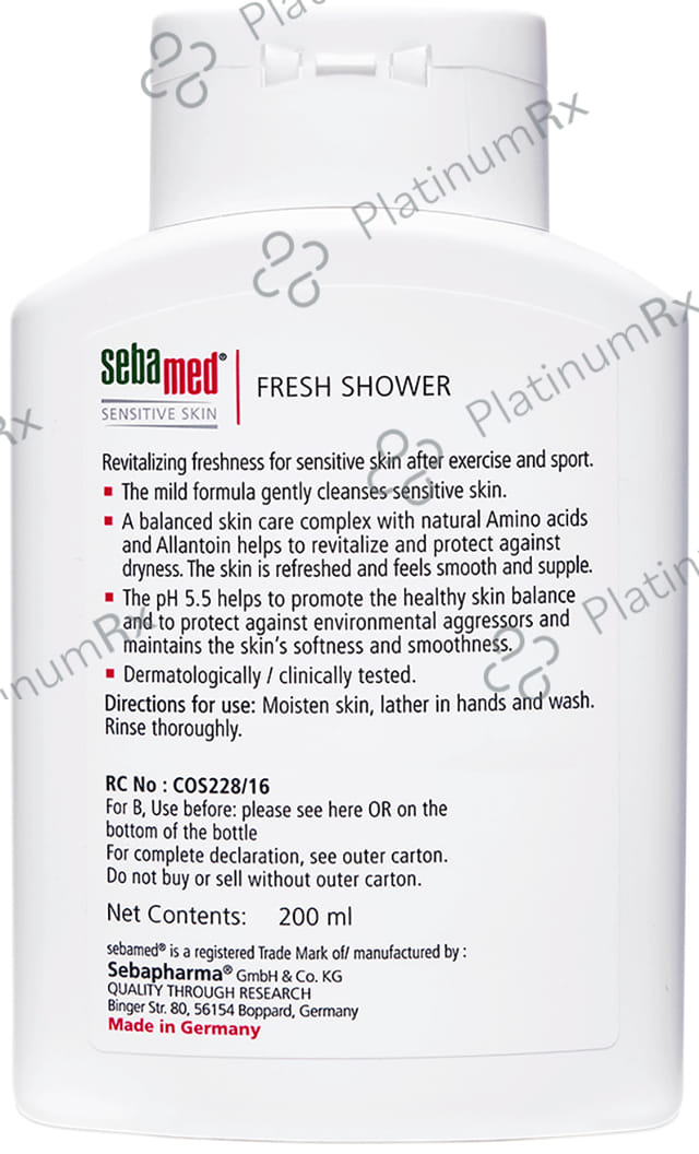Sebamed Fresh Shower Gel Liquid 200ml