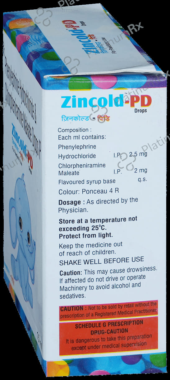 Zincold PD 2/2.5mg Oral Drops 15ml