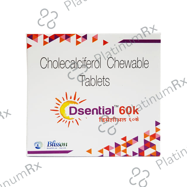 Dsential 60K Chewable Tablet