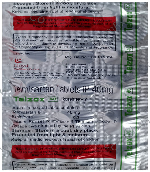 Telzox 40mg Tablet 15s