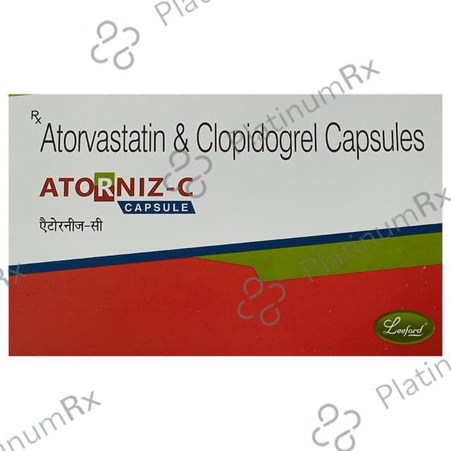 Atorniz C 10/75mg Capsule 10s