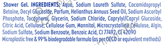 Nivea Nivea Shower Gel Frangipani & Oil 125 ml