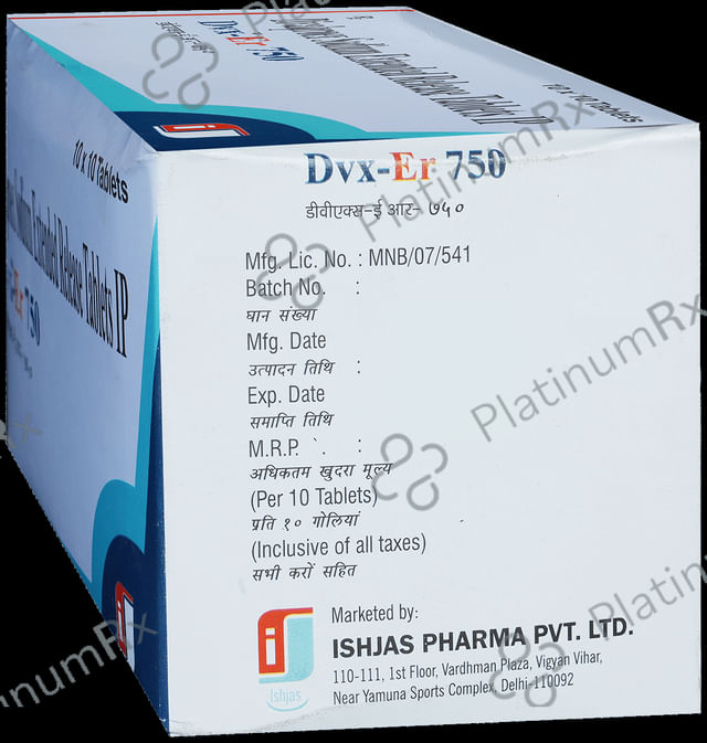 Dvx 750mg Tablet ER