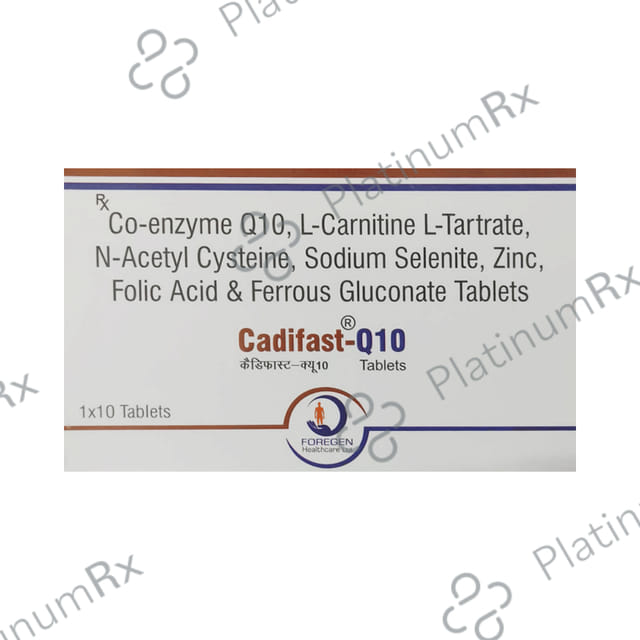 Cadifast Q10 Soft Gelatin Capsule 10s