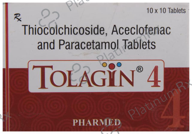 Tolagin 4 100/325/4mg Tablet 10s