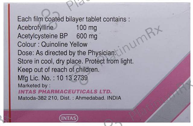 Broclear 100/600mg Tablet 10s