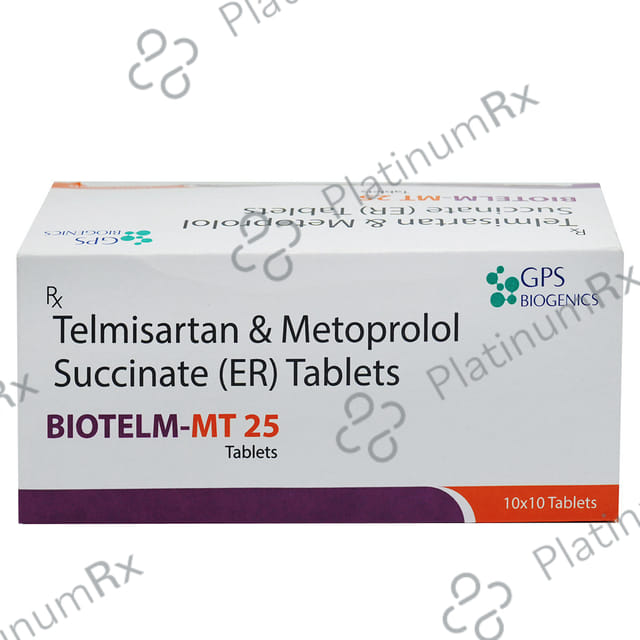 Biotelm MT 40/25mg Tablet 10s