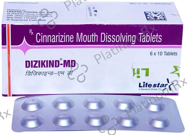 Dizikind 25mg Tablet MD 10s