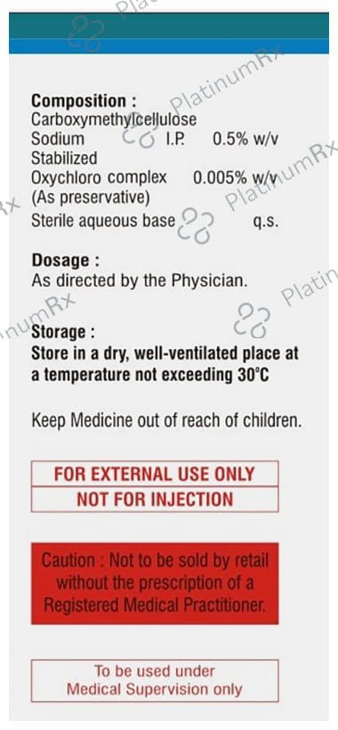 Aqucrix Lubricant Eye Drop 10ml