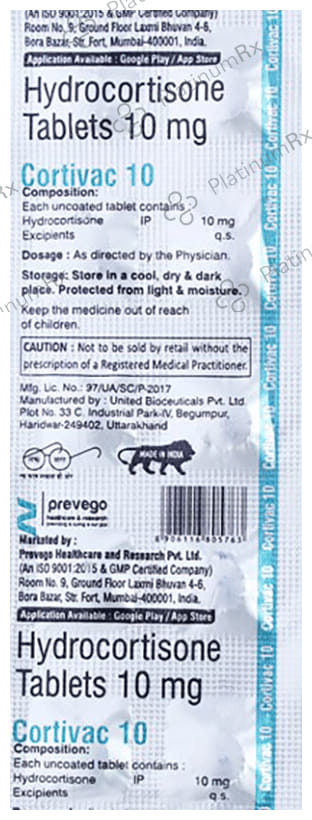 Cortivac 10mg Tablet 10s