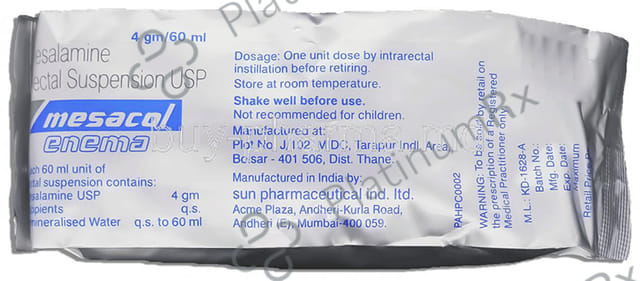 Mesacol 4gm Enema 60ml