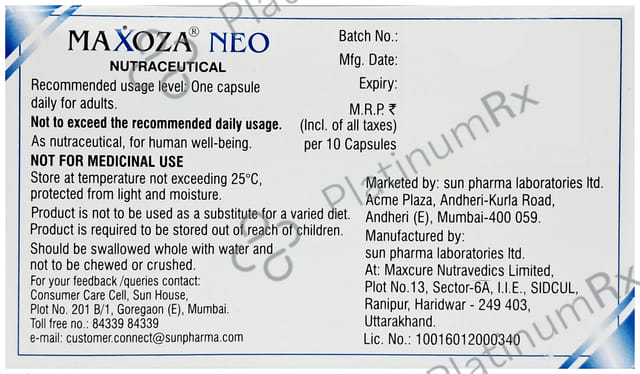 Maxoza Neo 10/3mg Capsule 10s