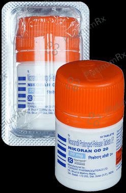 Nikoran OD 20mg Tablet PR 10s