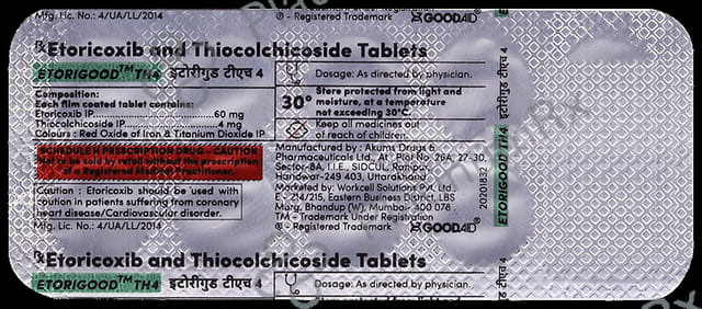 Etorigood TH4/60mg Tablet 10s