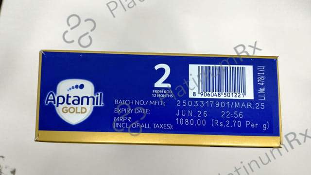 Aptamil Gold Stage 2 (From 6 to 12 Months) Powder 400gm