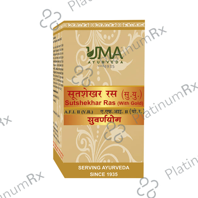 Uma Ayurveda Sutshekhar Ras Tablet (with Gold)