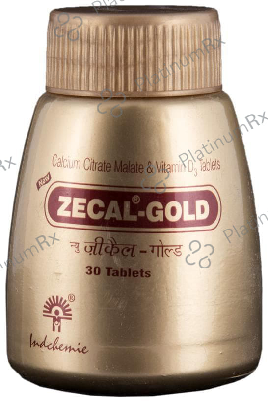 New Zecal Gold 250mg/0.25mcg Tablet 30s