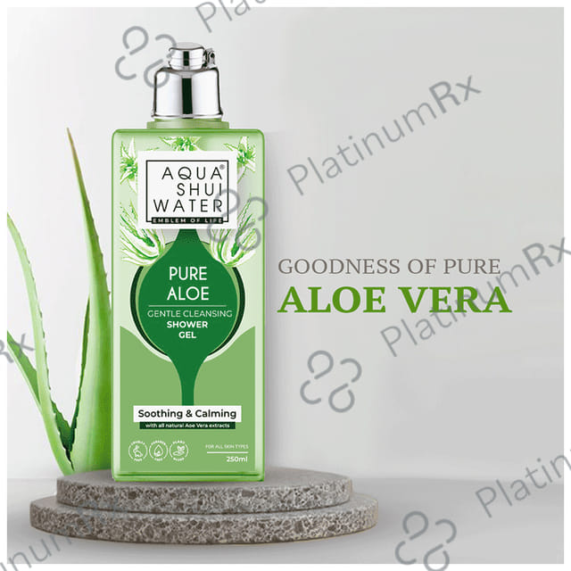 Aqua Shui Water Pure Aloe Shower Gel(250ml Each) 1 Pack
