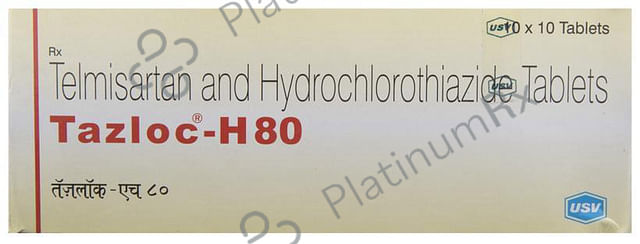 Tazloc H 12.5/80mg Tablet 10s