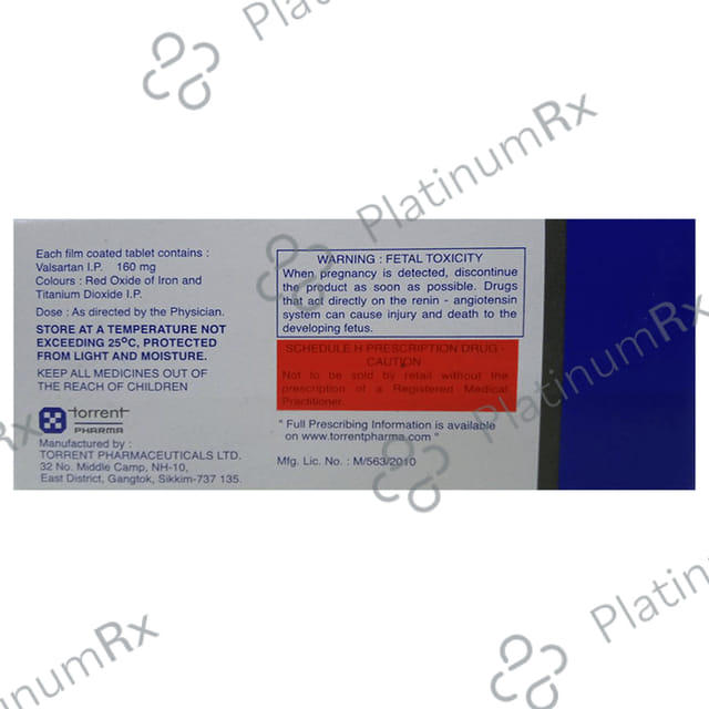 Valzaar 160mg Tablet 10s
