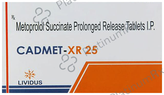 Cadmet 25mg Tablet XR 10s