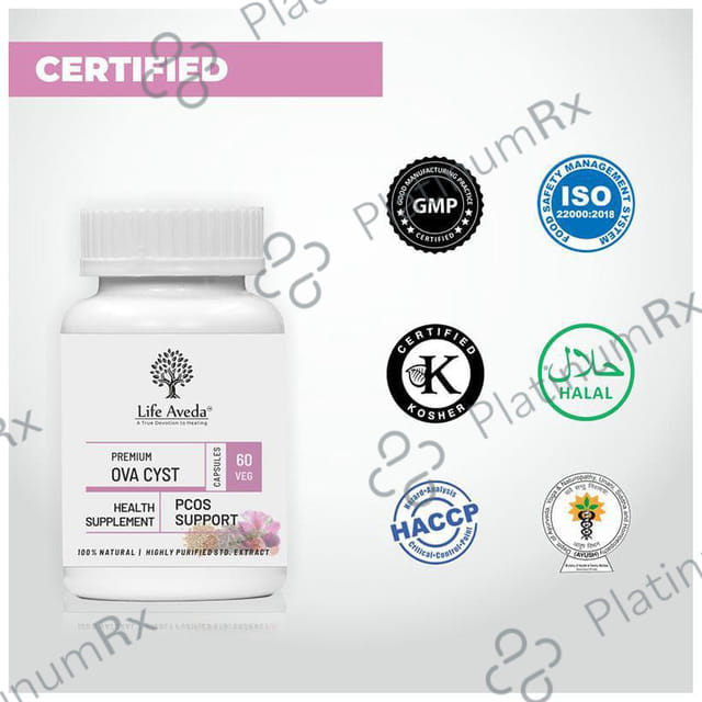 Life Aveda Premium Ova Cyst Veg Capsule
