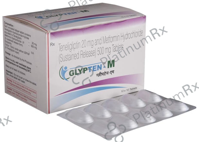 Glypten M 500/20mg Tablet SR 10s