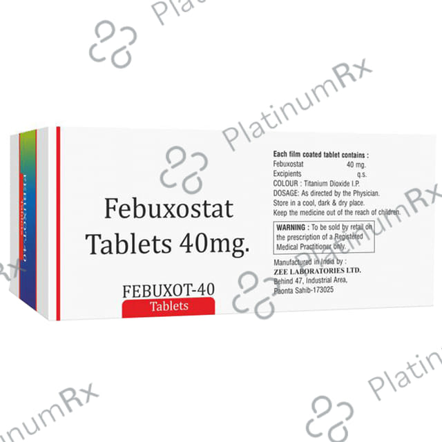 Febuxot 40mg Tablet 10s