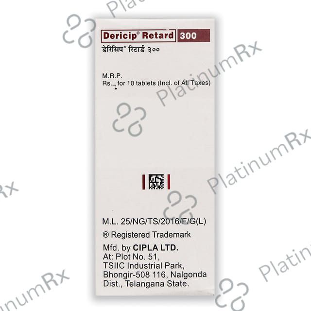 Dericip 231mg/69mg Tablet