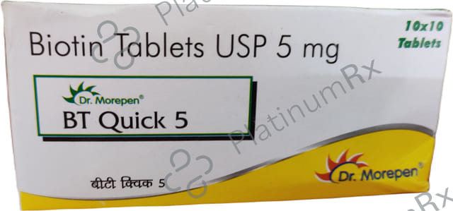BT Quick 5mg Tablet 10s