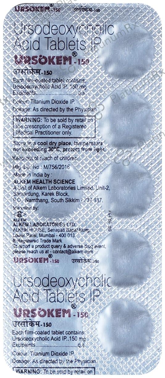 Ursokem 150mg Tablet 10s