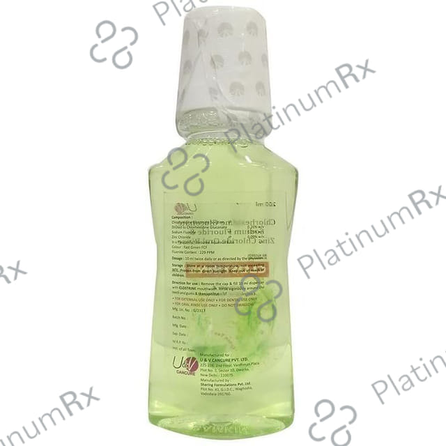 Clostrine Mouth Wash Green Tea