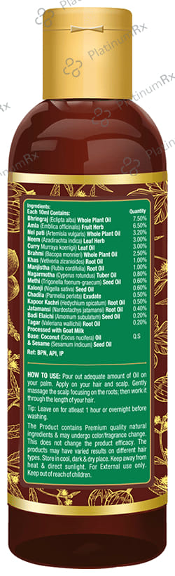 Oriental Botanics Bhringraj & Amla Hair Oil with Comb Applicator 100 ml
