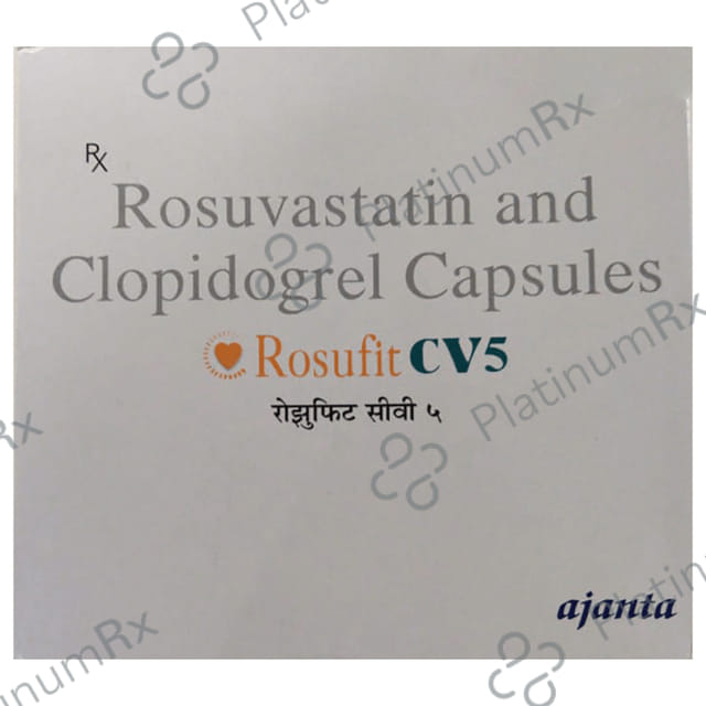 Rosufit CV 5/75mg Capsule 15s