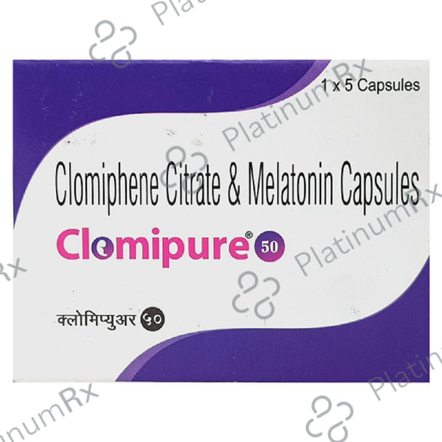 Clomipure 50/3mg Capsule 5s
