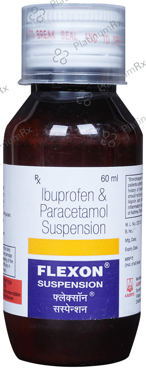 Flexon 100/162.5mg Suspension 60ml