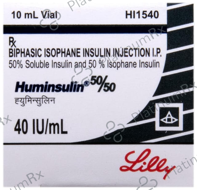 Huminsulin 50/50 (40 IU/ml) (1*10ml Vial)
