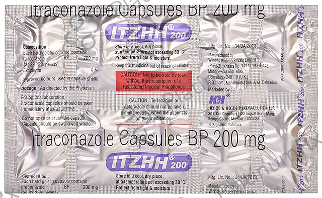 Itzhh 200mg Capsule 10s