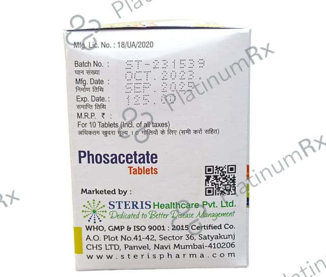 Phosacetate 667mg Tablet 10s