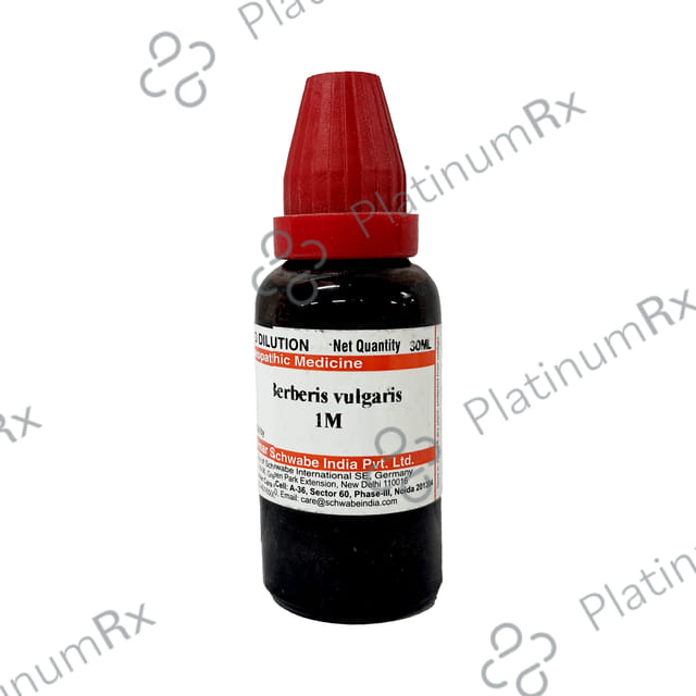 Dr Willmar Schwabe India Berberis Vulgaris Dilution 1000 CH