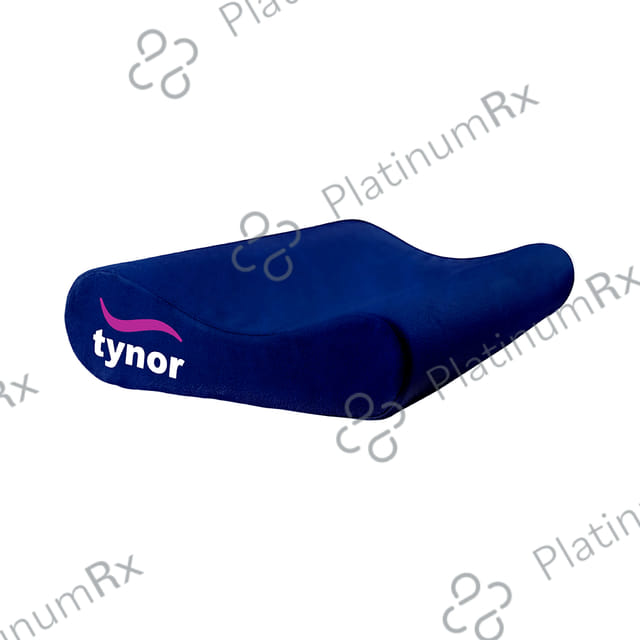 Tynor Contoured Cervical Pillow Memory Foam Blue Universal