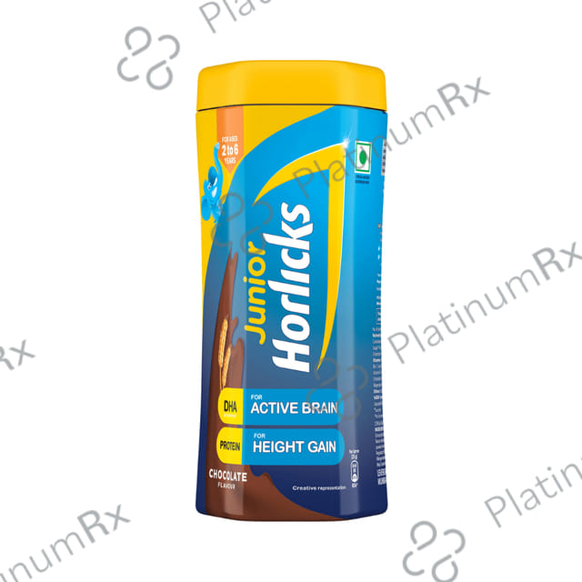 Horlicks Junior- For Kids' Active Brain & Height Gain - Flavour Chocolate