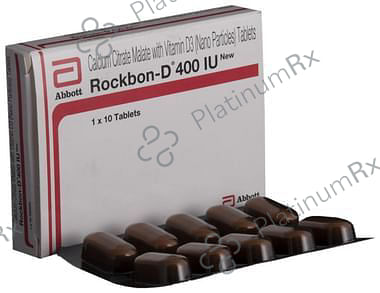 Rockbon-D 400IU New Tablet 10 Tablet