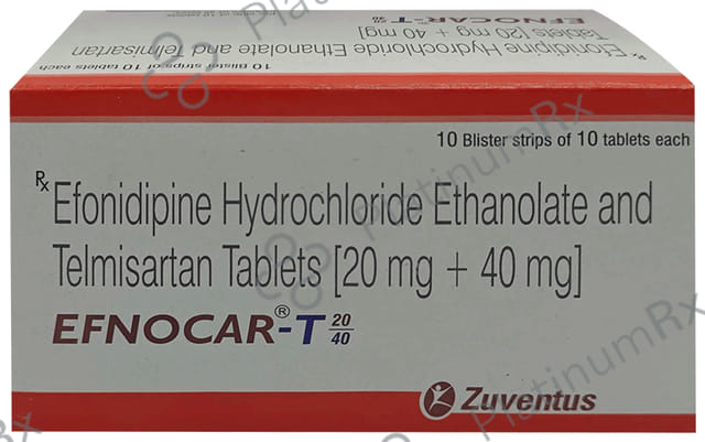 Efnocar T 20/40mg Tablet 10s