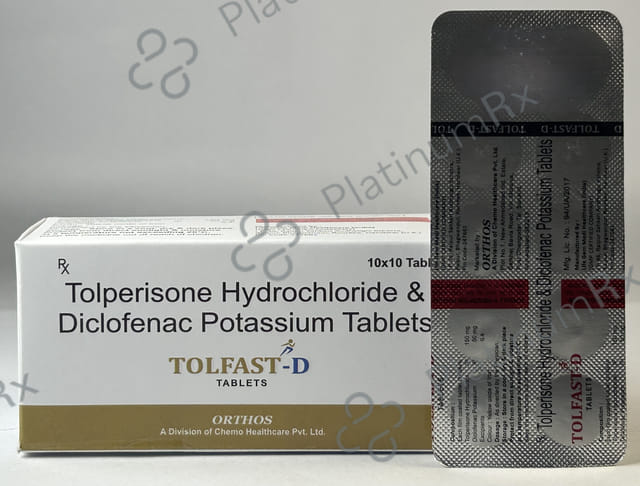 Tolfast D 50/150mg Tablet 10s
