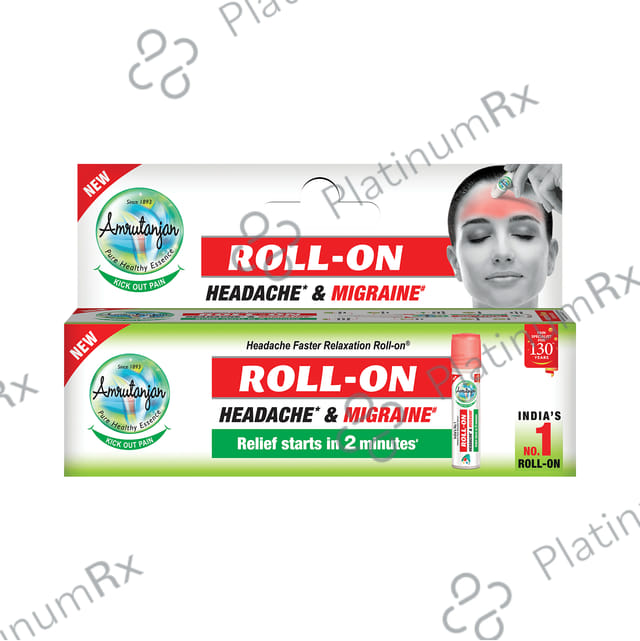 Amrutanjan Headache Roll On 10 ml