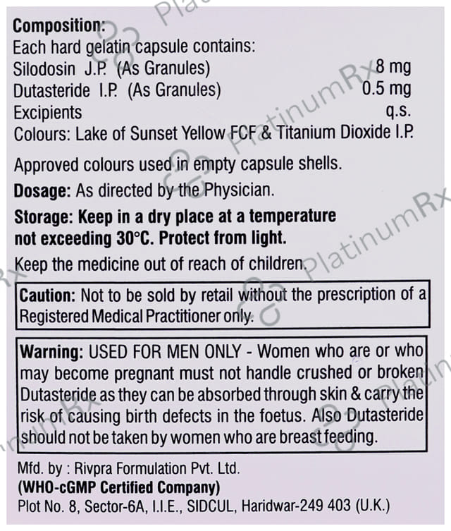 BPH Treat D 8mg Capsule 10s