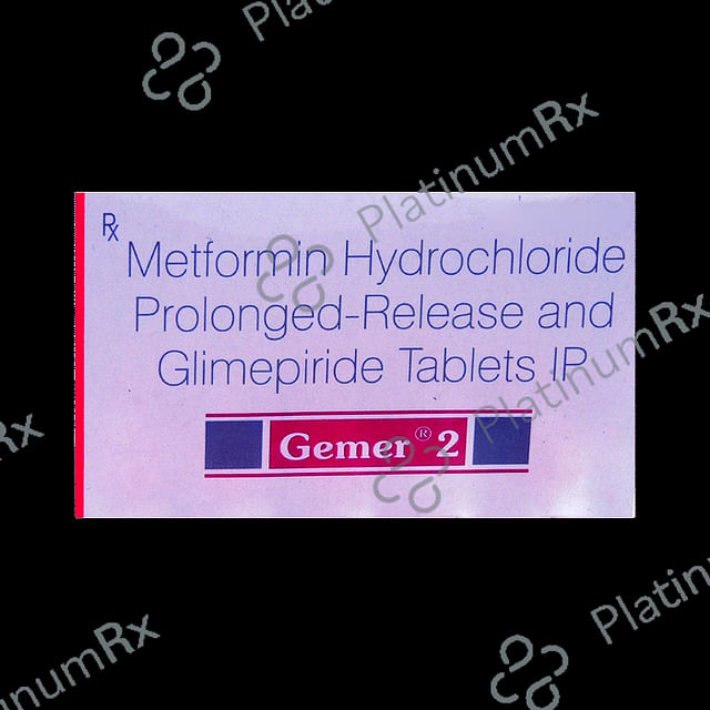 Gemer 2/500mg Tablet PR 15s
