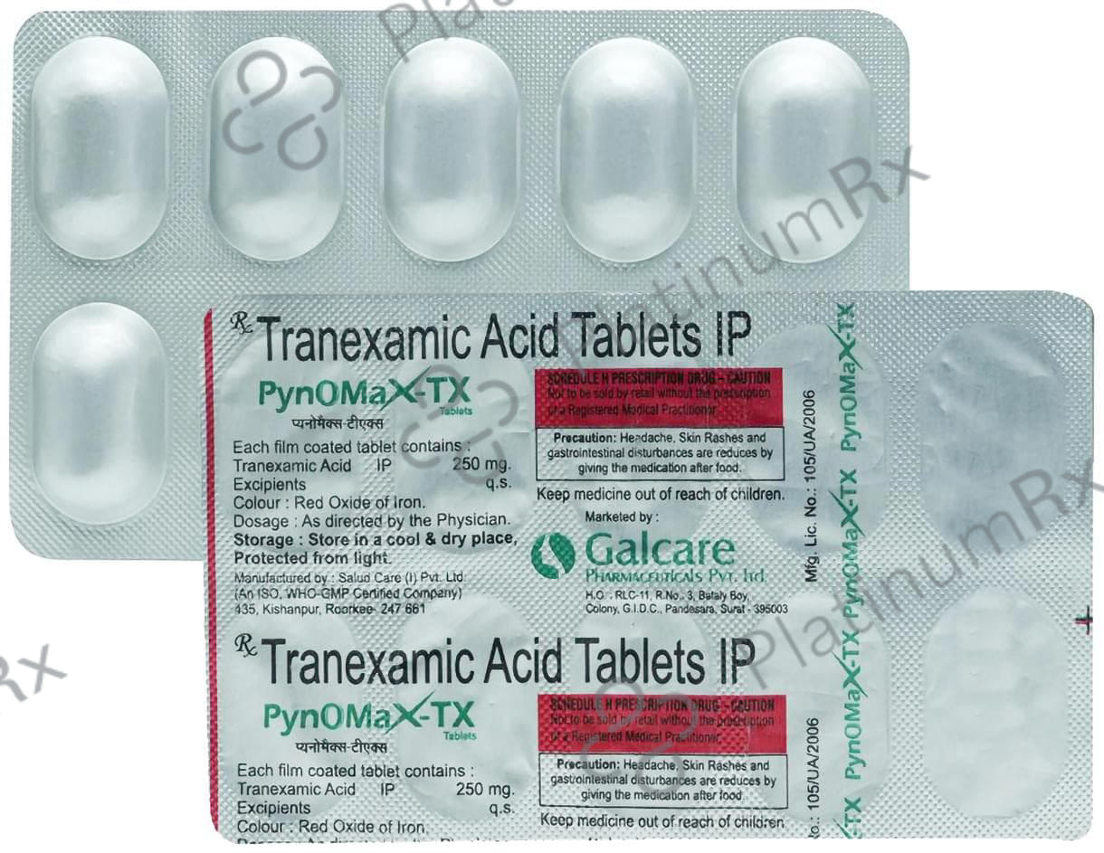Pynomax TX 250mg Tablet 10s